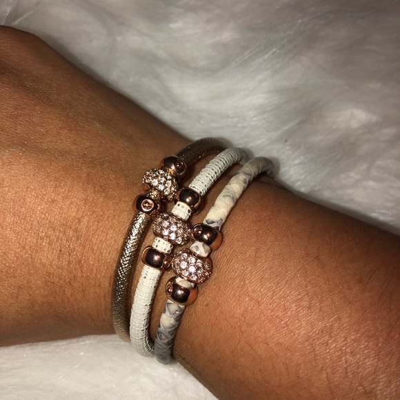 Beautiful henribendel 3 pack bracelets rose gold - Picture 4 of 5